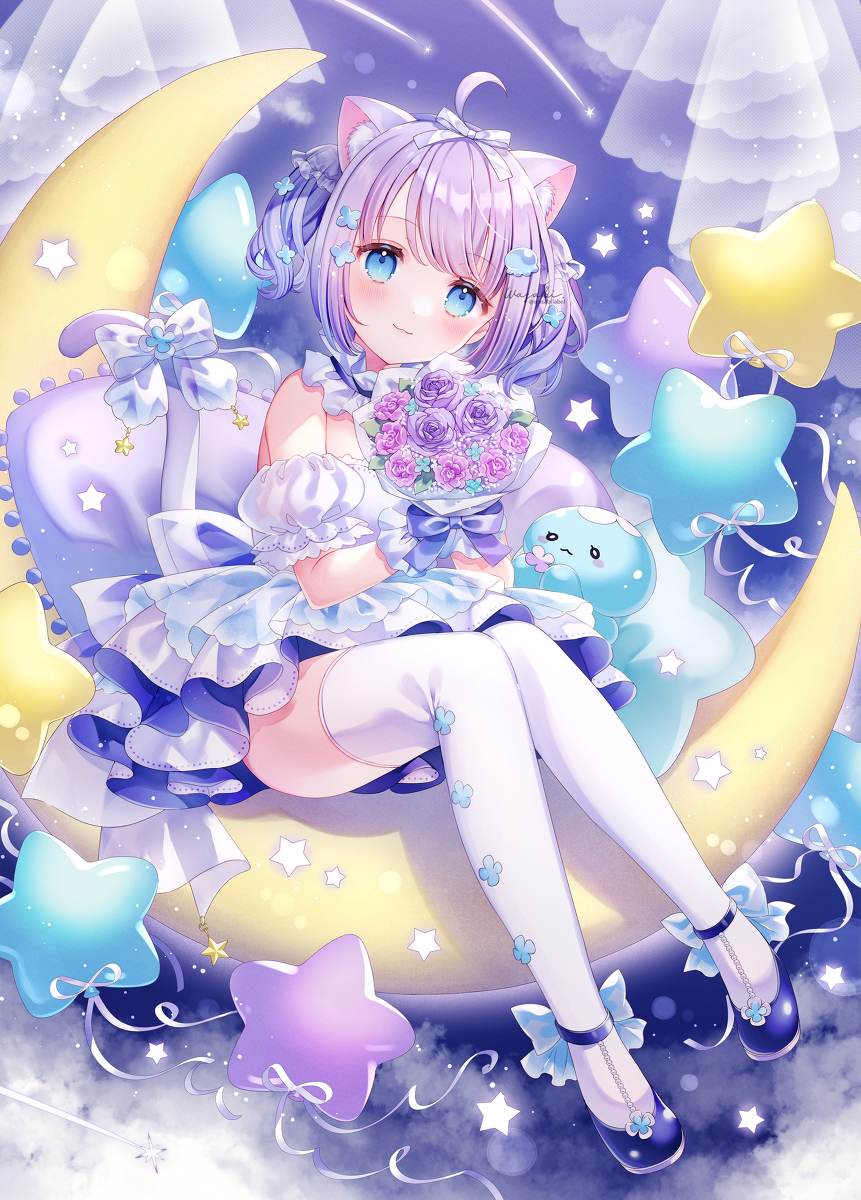This is a pixiv picture whose title is 海月ゆるアニバーサリー.
