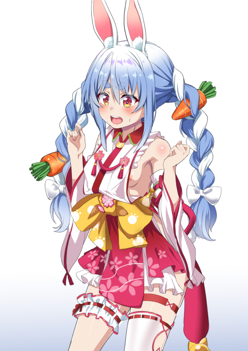 This is a pixiv picture whose title is ぺこみこ.