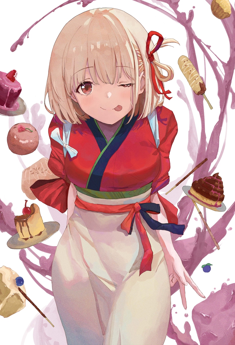 This is a pixiv picture whose title is 千束ちゃん.