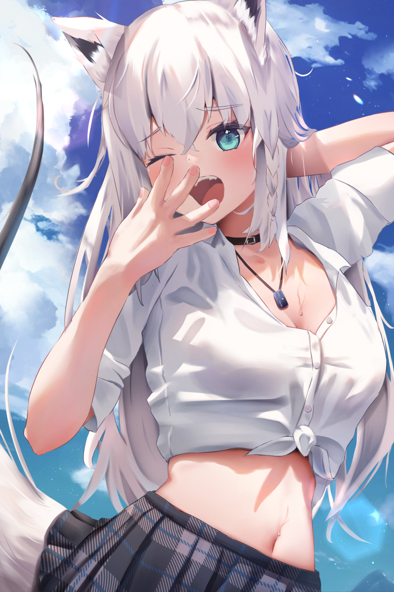 This is a pixiv picture whose title is ふぁ〜おはよ.