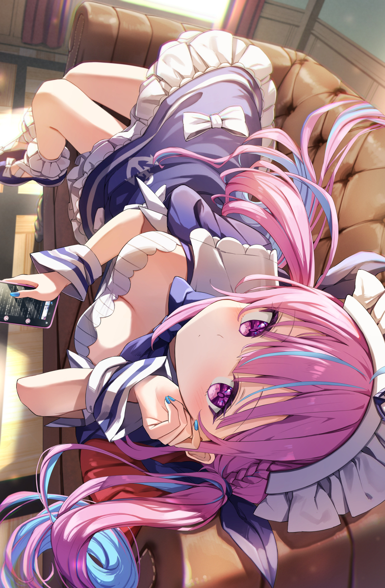 This is a pixiv picture whose title is だらメイド.