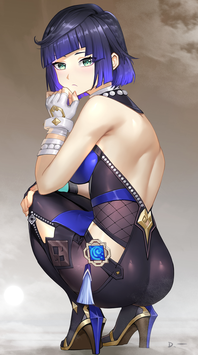 This is a pixiv picture whose title is 夜兰.