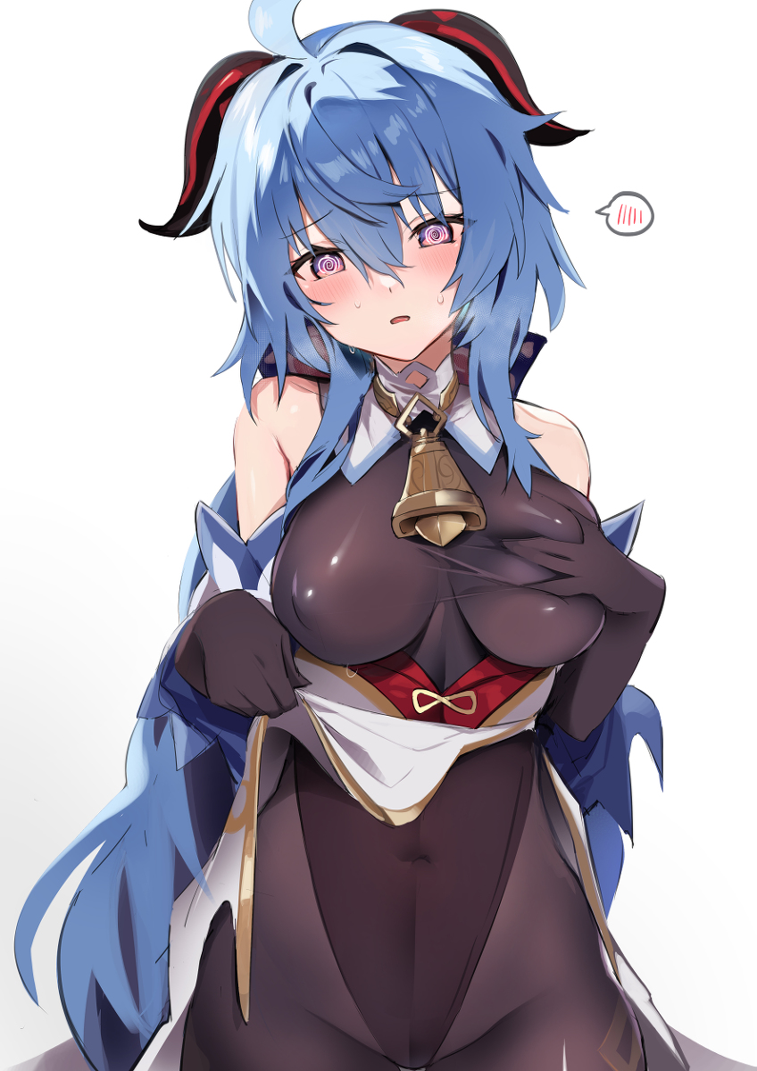 This is a pixiv picture whose title is 甘雨.