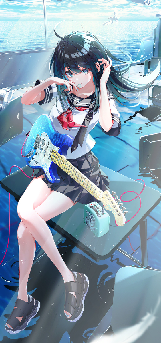 This is a pixiv picture whose title is Bluenote.