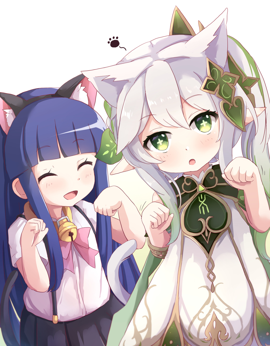 This is a pixiv picture whose title is ナヒーダ&古手梨花.
