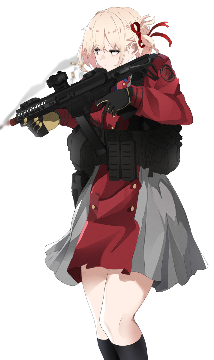 This is a pixiv picture whose title is 千束🔫.