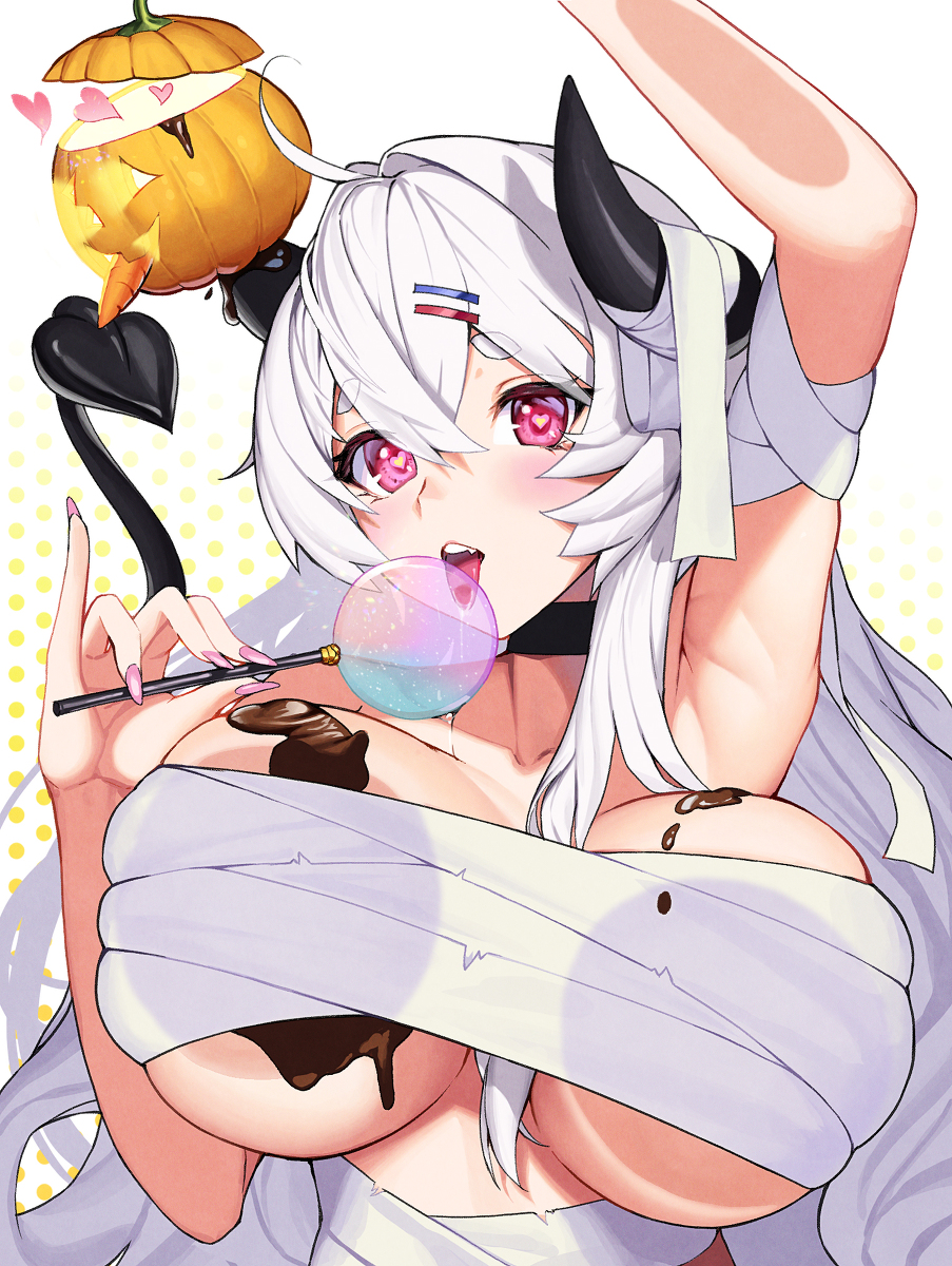 This is a pixiv picture whose title is halloween.