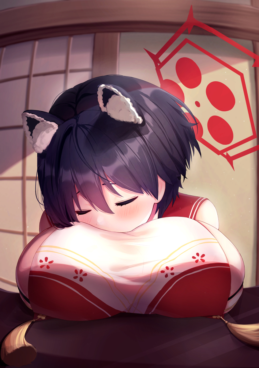 This is a pixiv picture whose title is ポータブル枕.