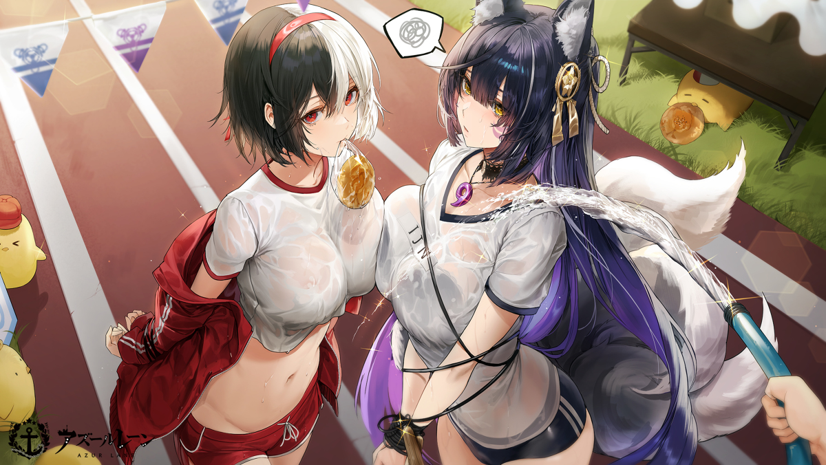 This is a pixiv picture whose title is 運動会.