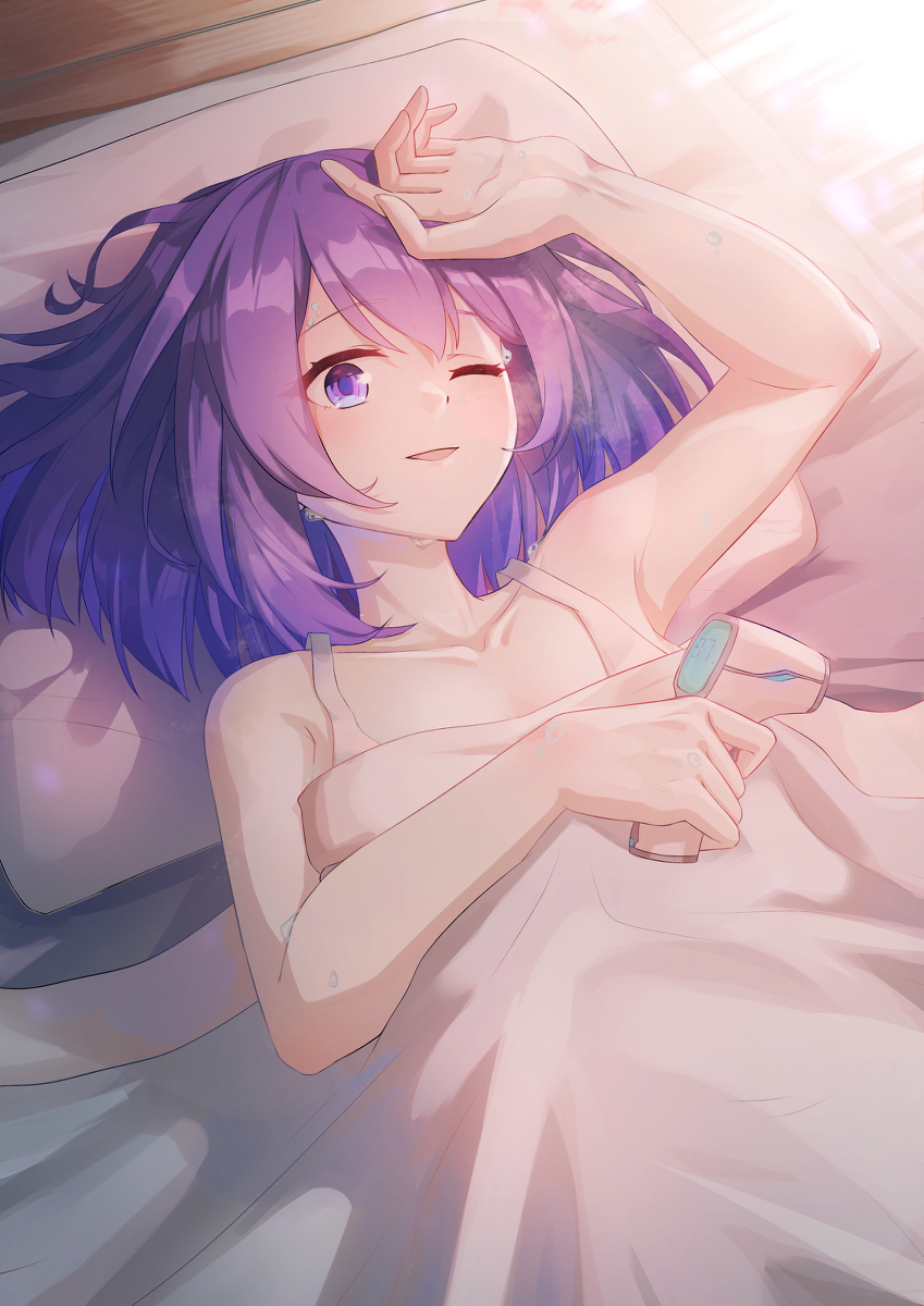 This is a pixiv picture whose title is DAY47 体温测量.