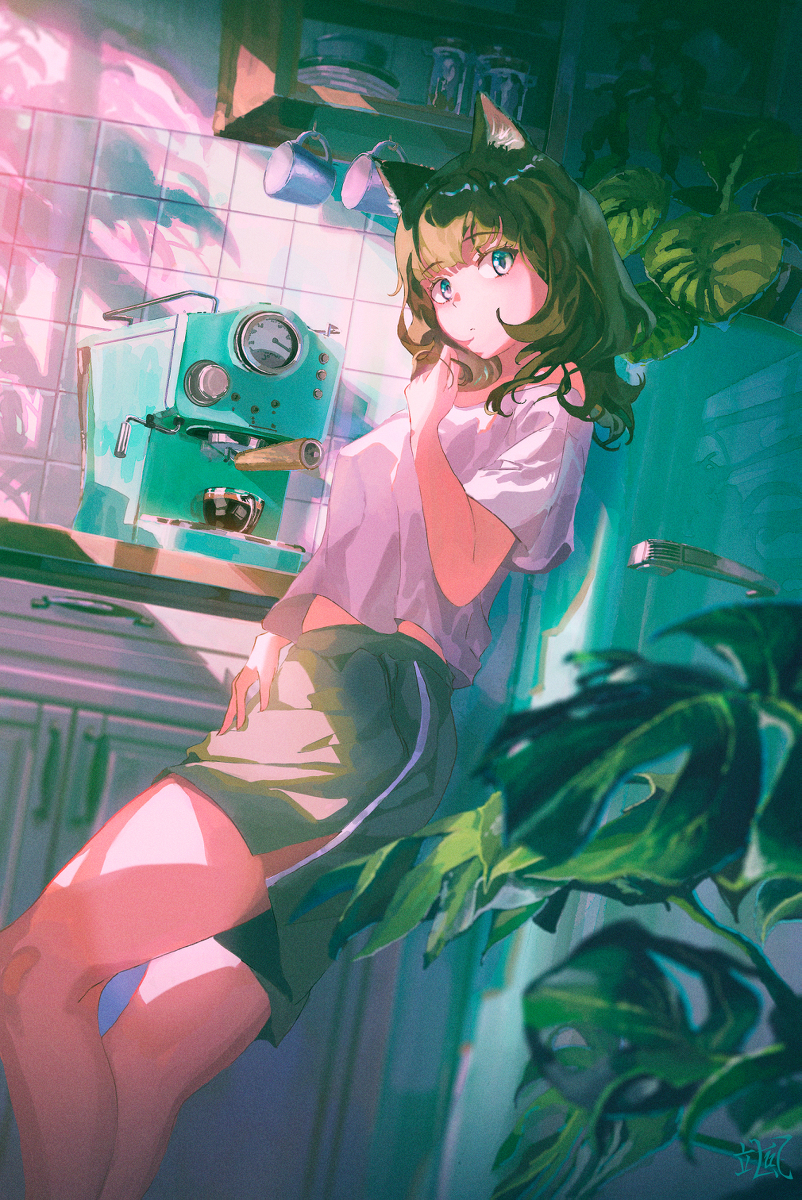 This is a pixiv picture whose title is Magic Hour.