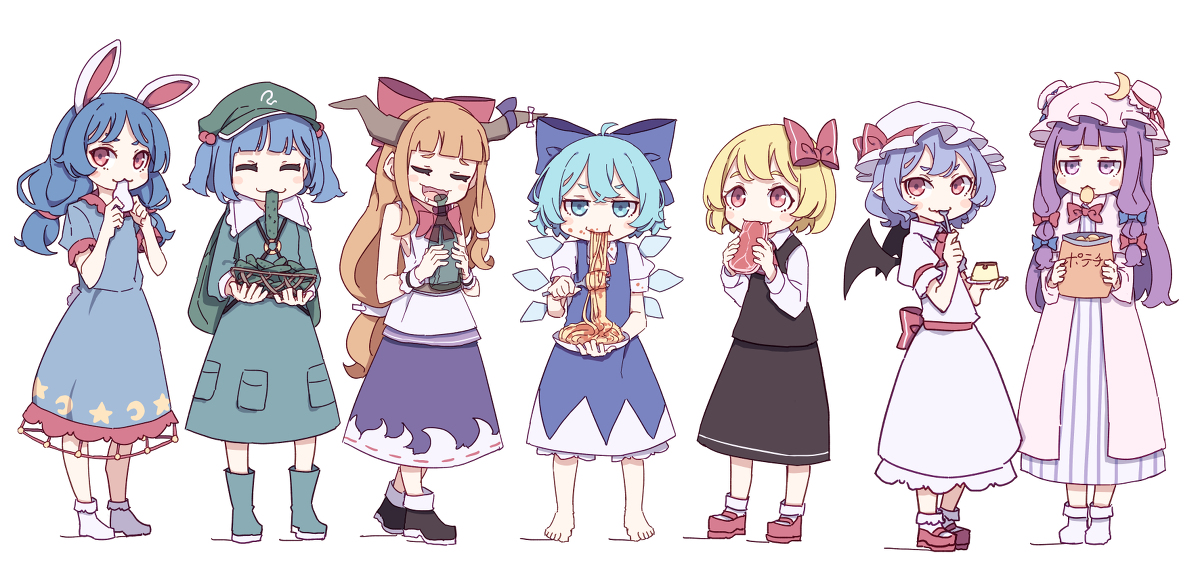 This is a pixiv picture whose title is 東方人気投票2022.
