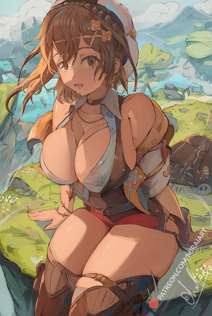This is a pixiv picture whose title is 【ライザのアトリエ3】ライザ | Ryza.