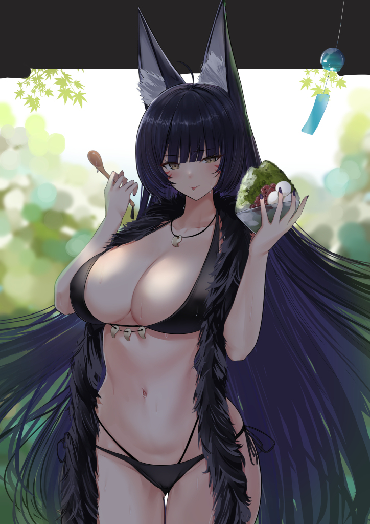 This is a pixiv picture whose title is 水着武蔵.