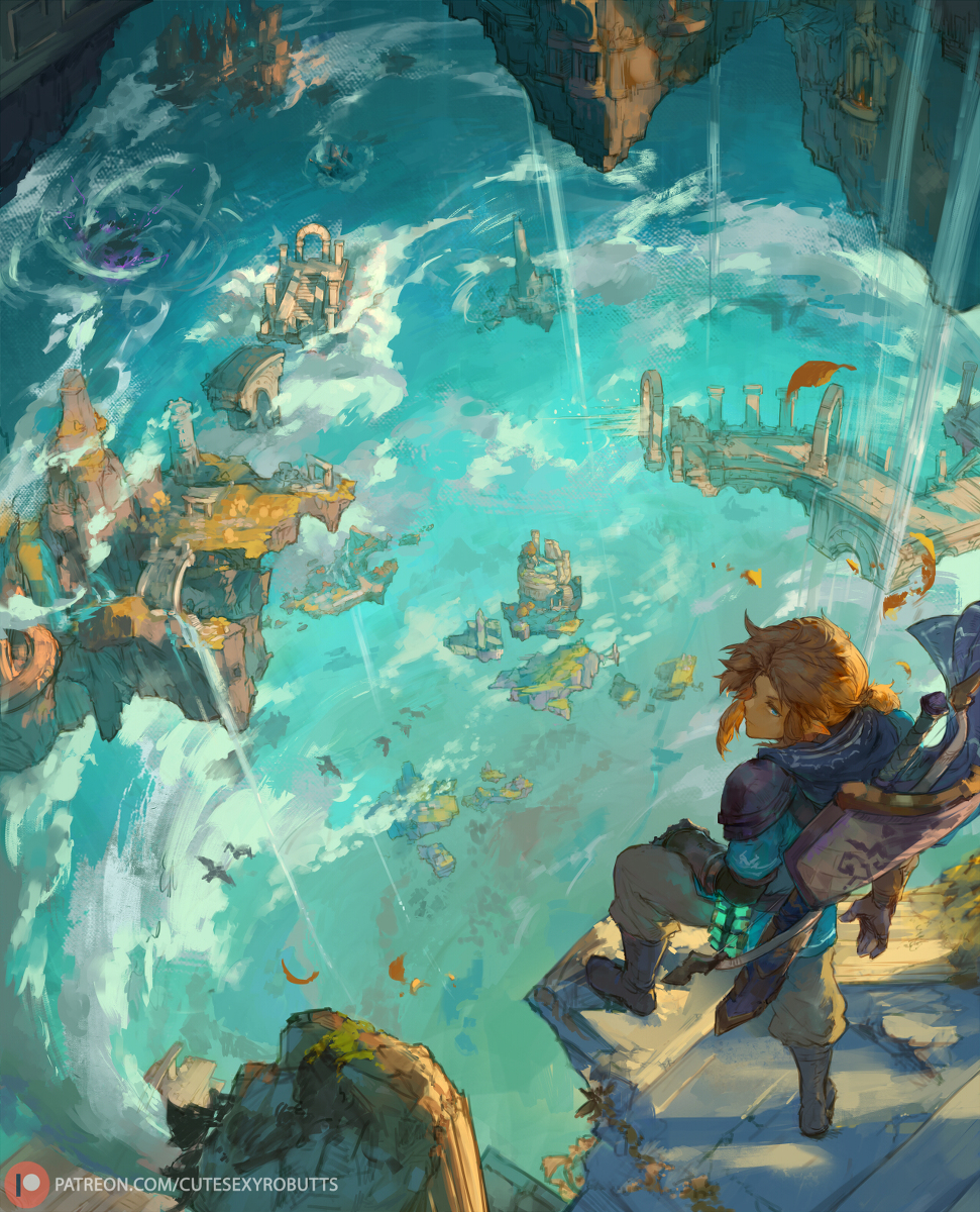 This is a pixiv picture whose title is Zelda - Tears of the Kingdom.