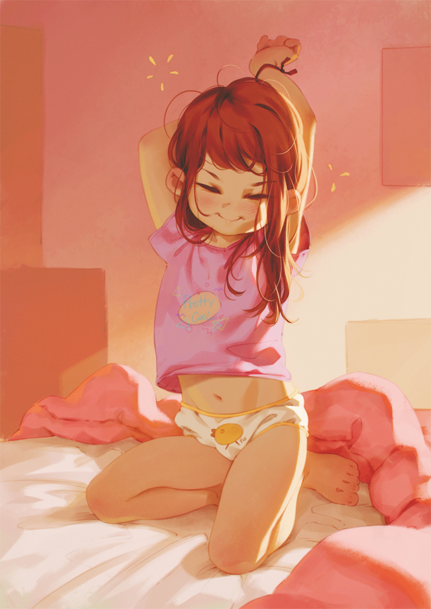 This is a pixiv picture whose title is Waking up.