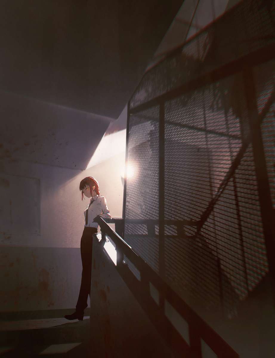 This is a pixiv picture whose title is makima.