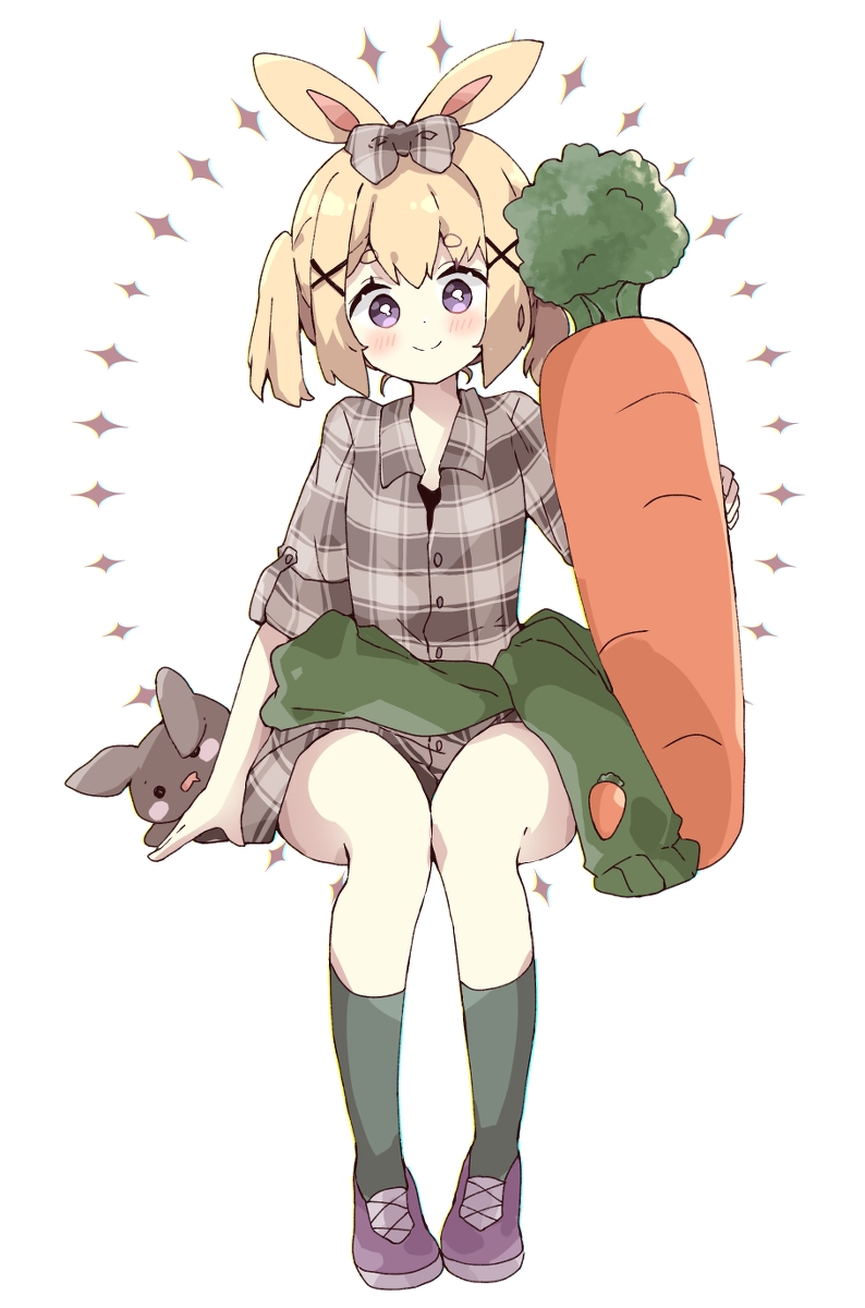 This is a pixiv picture whose title is 🥕.