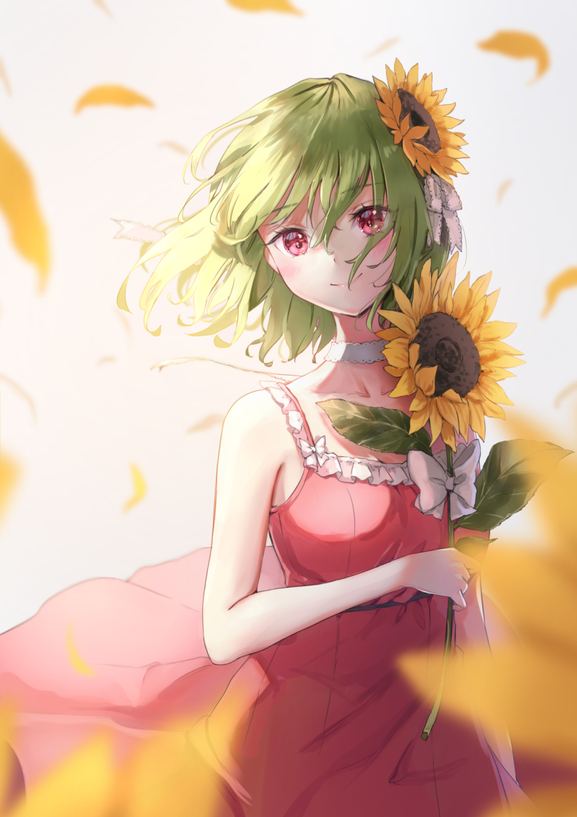 This is a pixiv picture whose title is 太陽の花.