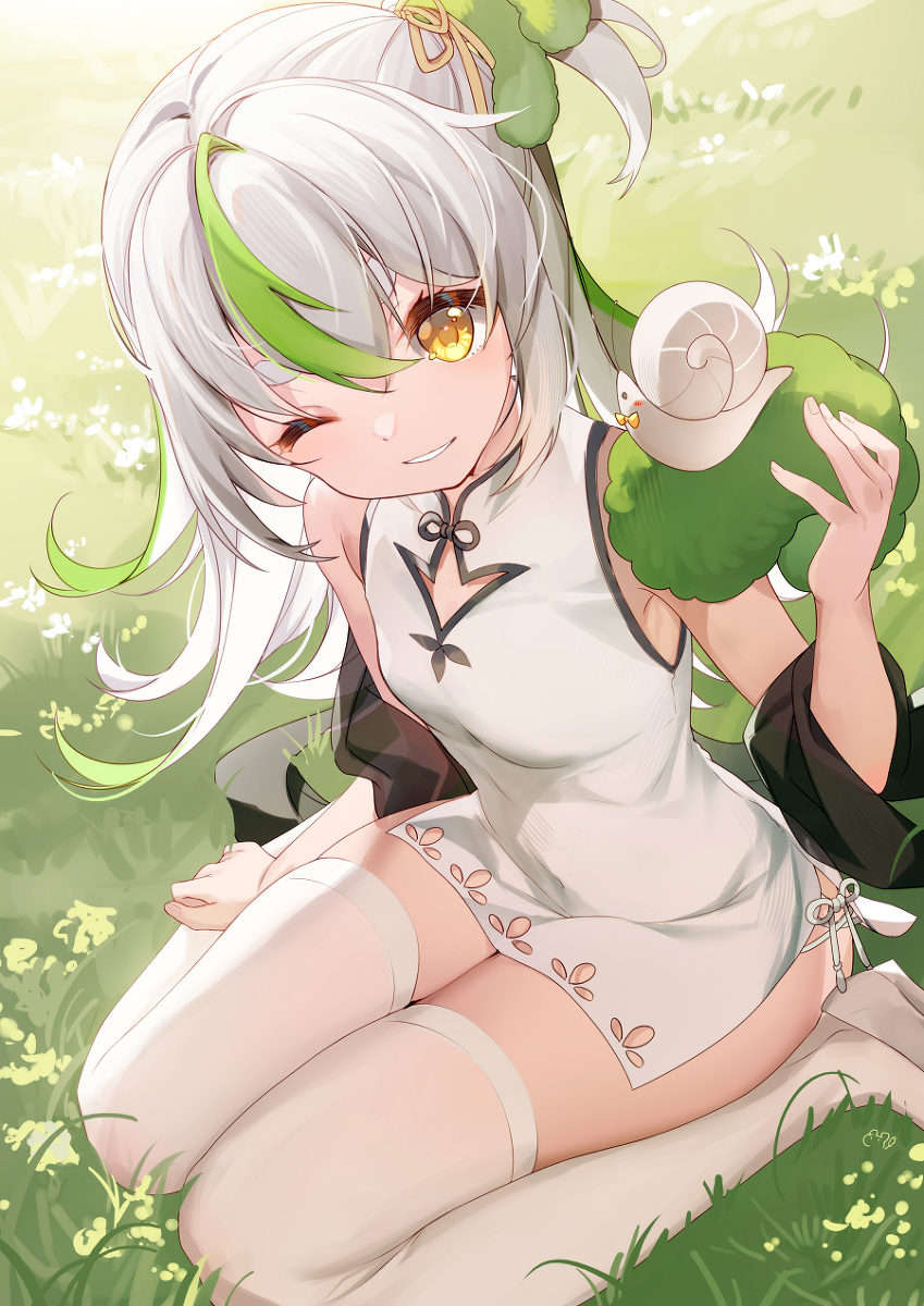 This is a pixiv picture whose title is 🌿.