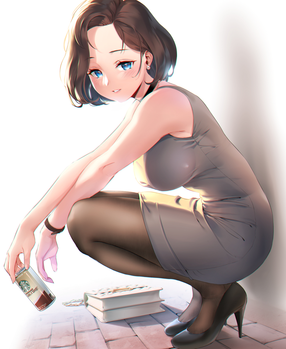 This is a pixiv picture whose title is 缶コーヒー.