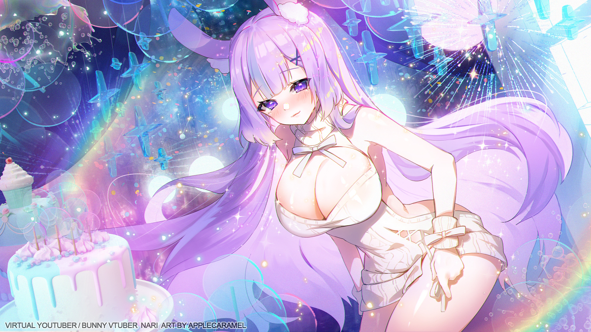This is a pixiv picture whose title is 【リクエスト】 💜Nari.