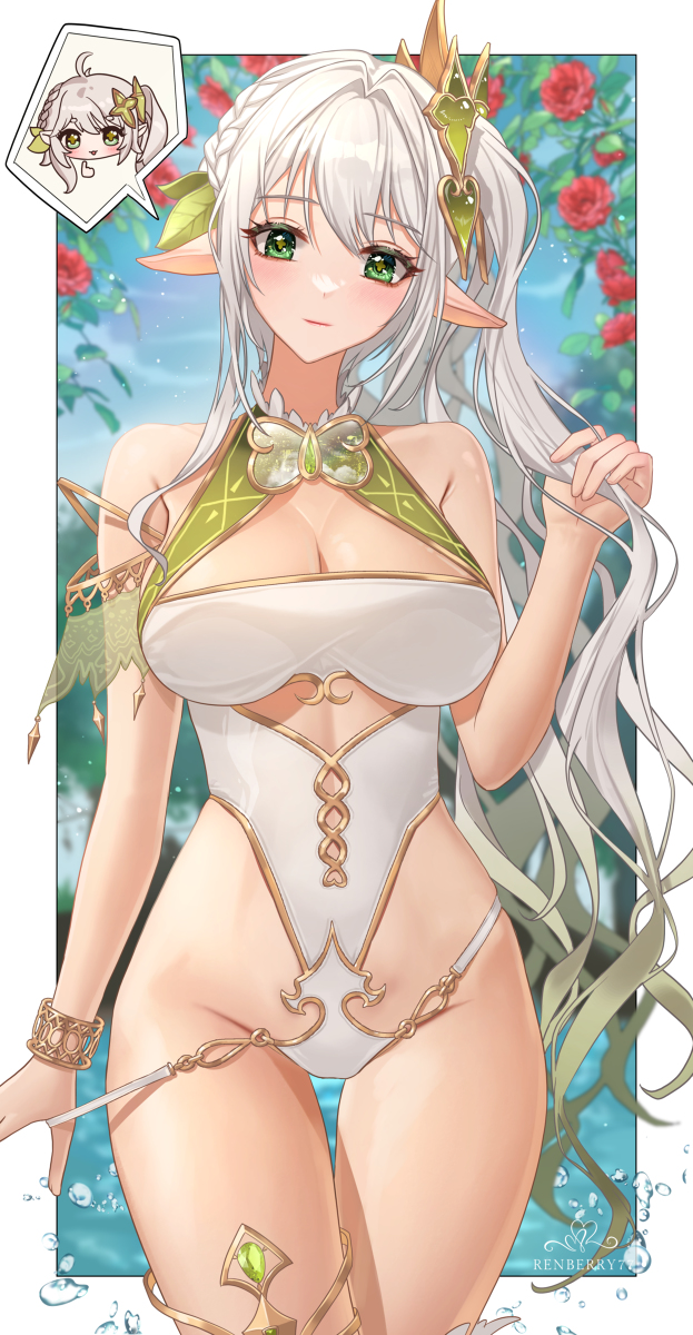 This is a pixiv picture whose title is 「こんな体になっちゃった…」.