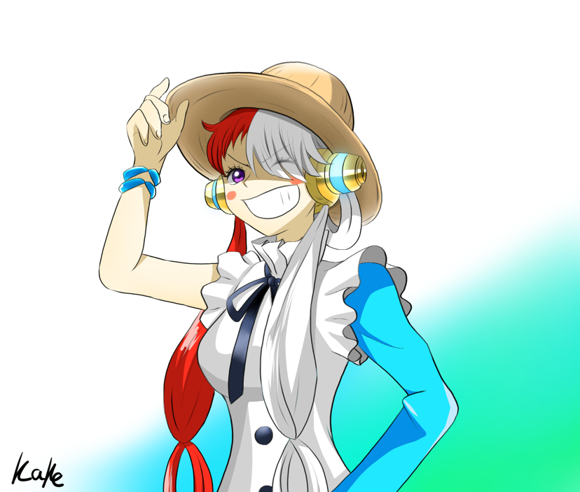 This is a pixiv picture whose title is 麦わらの歌姫.