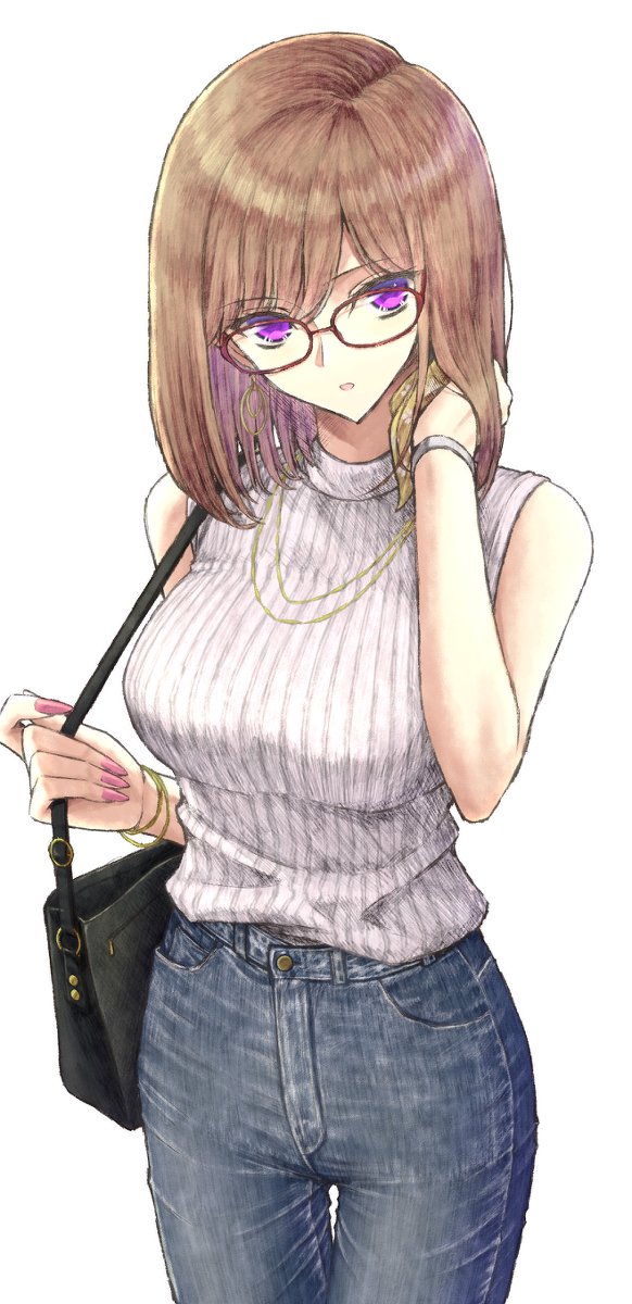 This is a pixiv picture whose title is デニムコーデ.