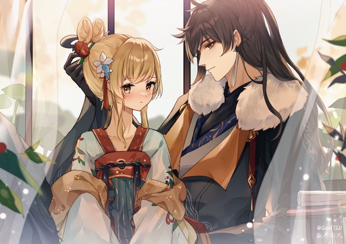 This is a pixiv picture whose title is 钟荧.