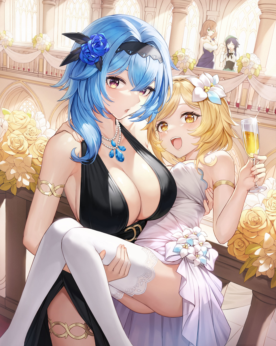 This is a pixiv picture whose title is ドレス パーティー.