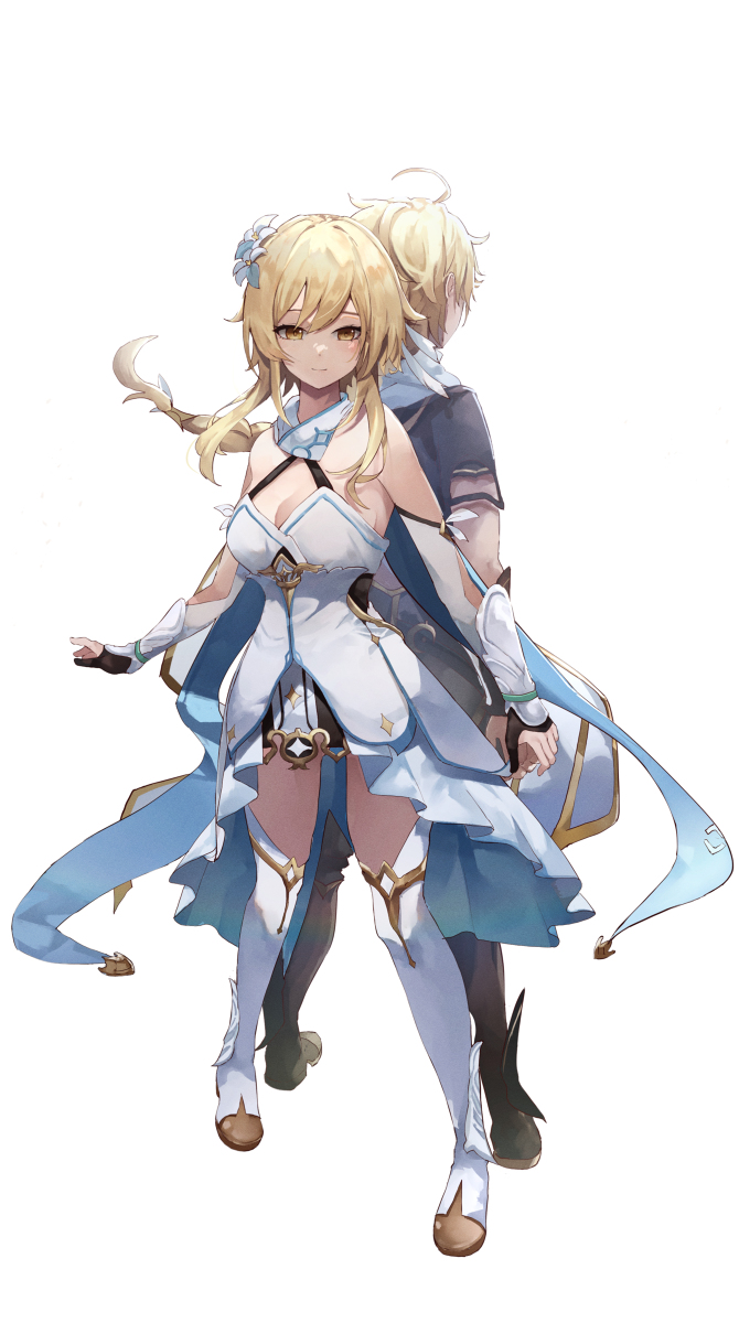 This is a pixiv picture whose title is 旅人.