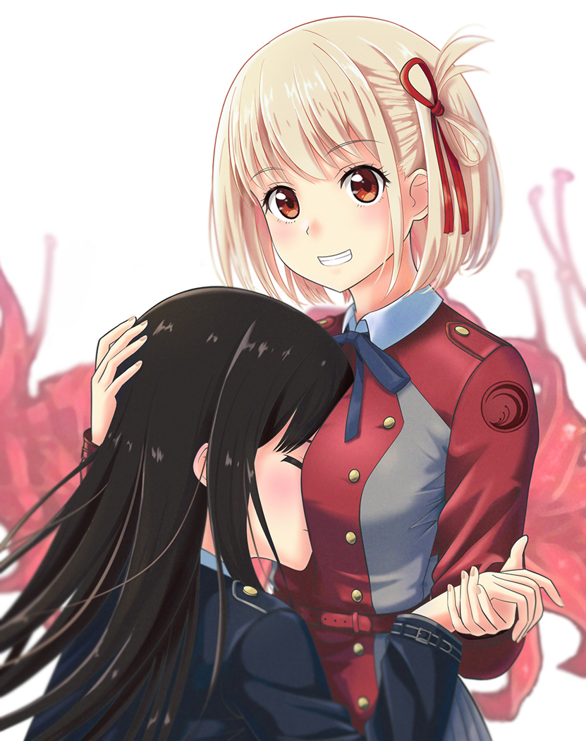 This is a pixiv picture whose title is ユリ・リコ.