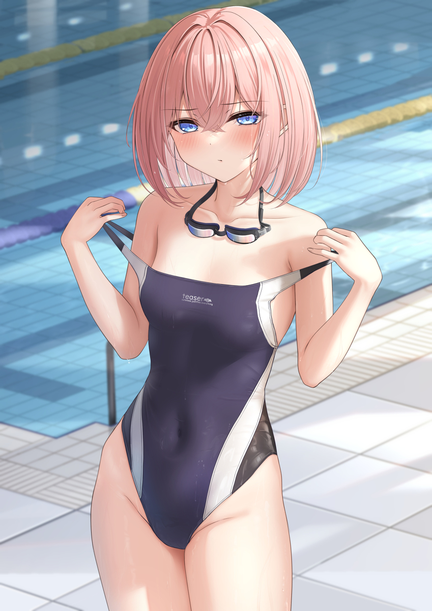 This is a pixiv picture whose title is なんかこれサイズ合ってない気がするんですけど….