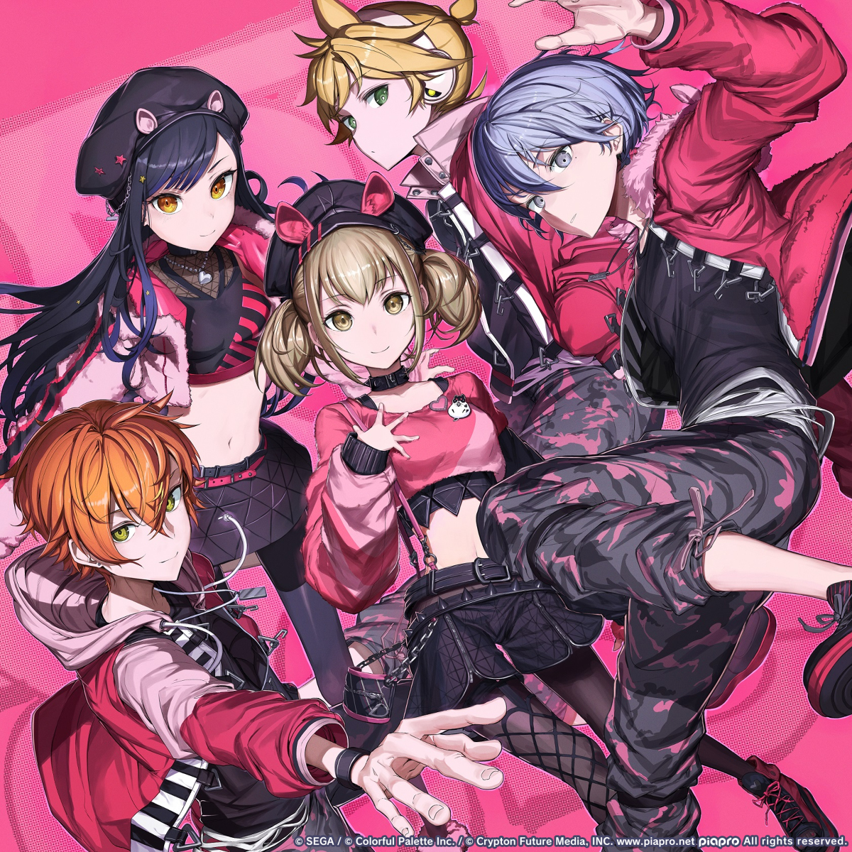 This is a pixiv picture whose title is Vivid BAD SQUAD 3rd SINGLE.