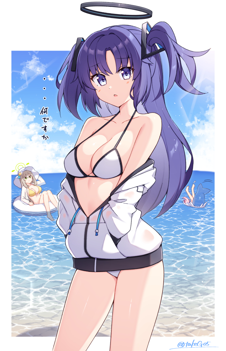 This is a pixiv picture whose title is 水着ユウカ.