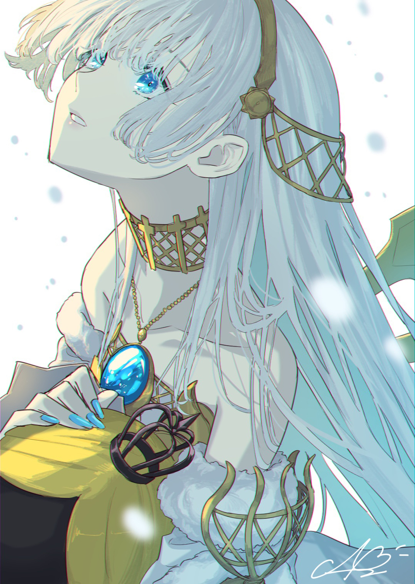 This is a pixiv picture whose title is ❄️.
