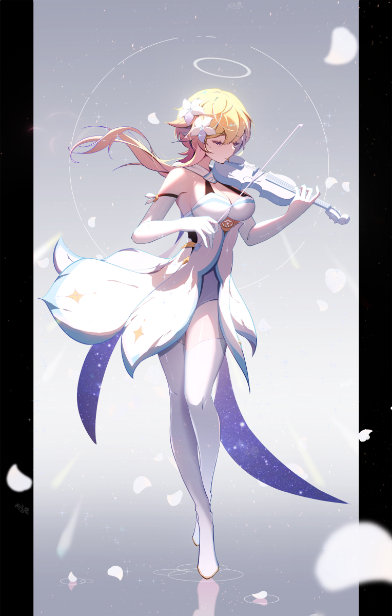 This is a pixiv picture whose title is 无际之旅的旋律【荧】.