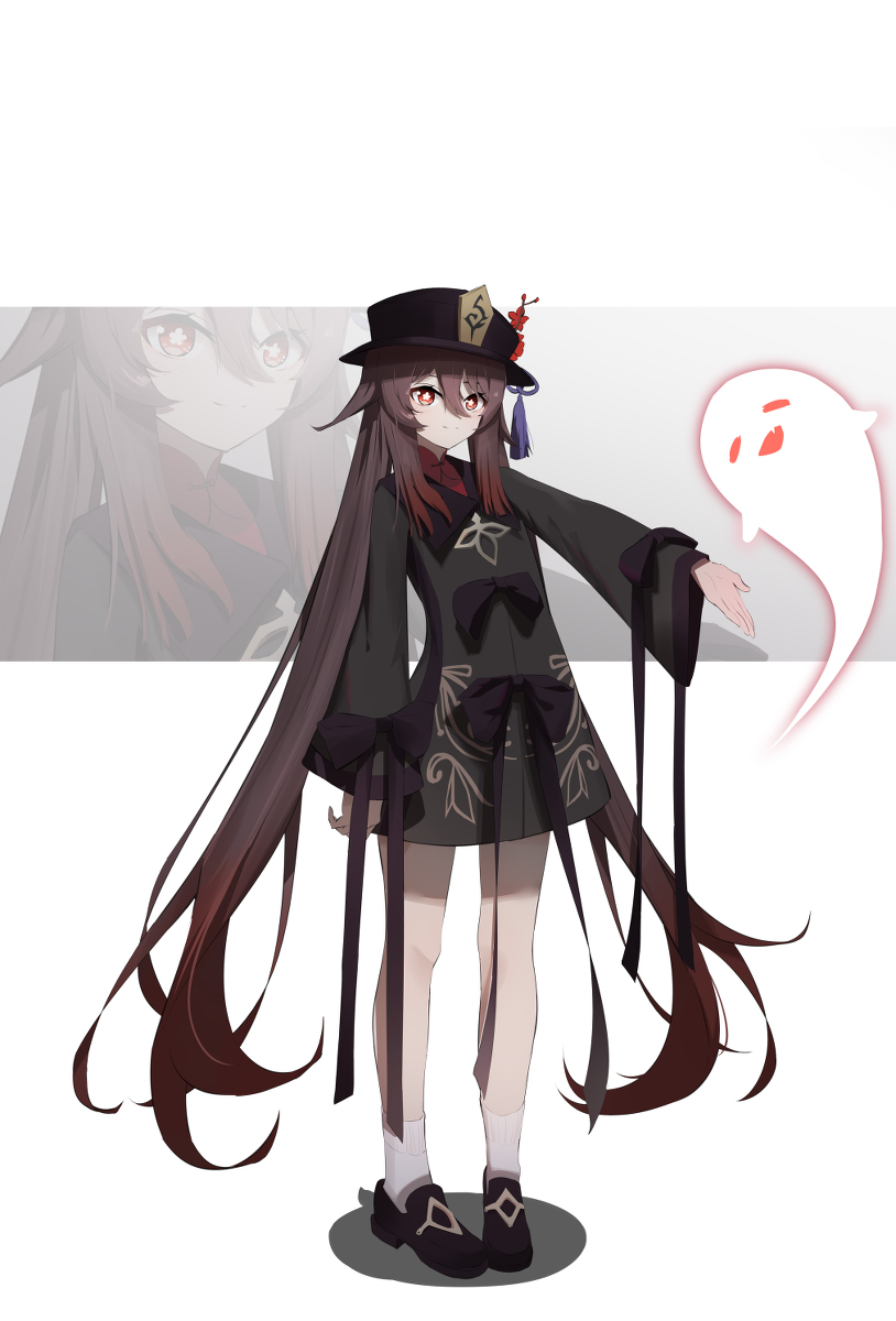 This is a pixiv picture whose title is 日绘，胡桃.