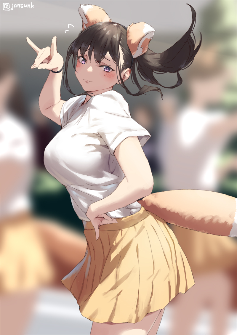 This is a pixiv picture whose title is いろいろ大きいきつねさん.
