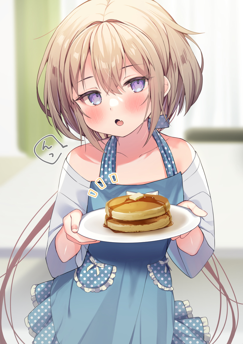 This is a pixiv picture whose title is 朝ごはんを作ってくれる妹ちゃん.