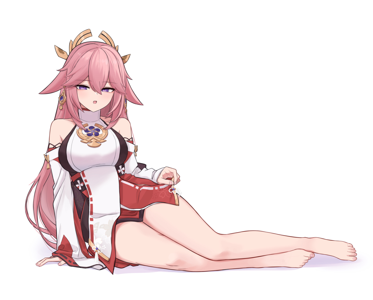 This is a pixiv picture whose title is yae.