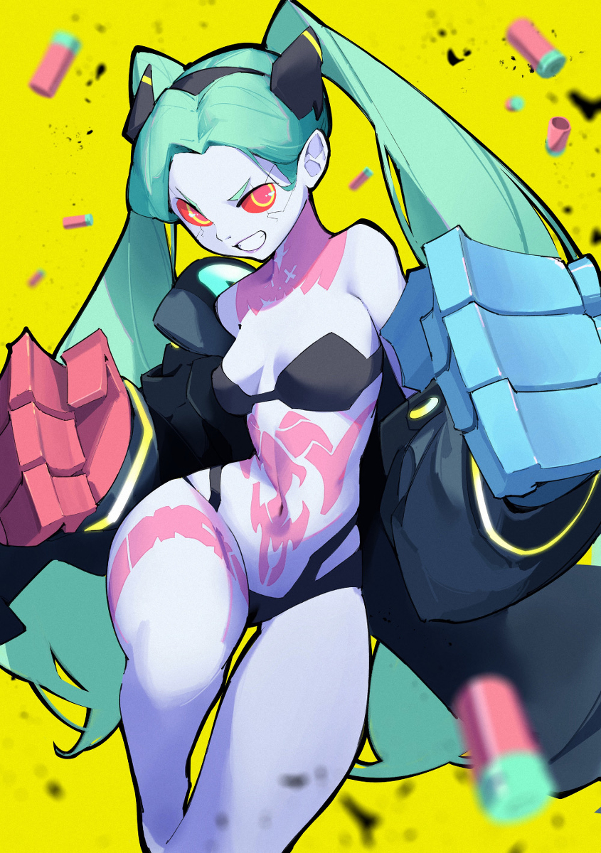 This is a pixiv picture whose title is Rebecca.