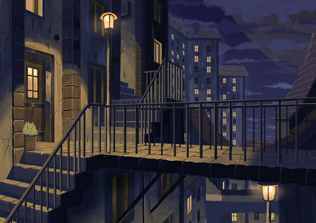 This is a pixiv picture whose title is 鋼鉄の街Ⅲ.