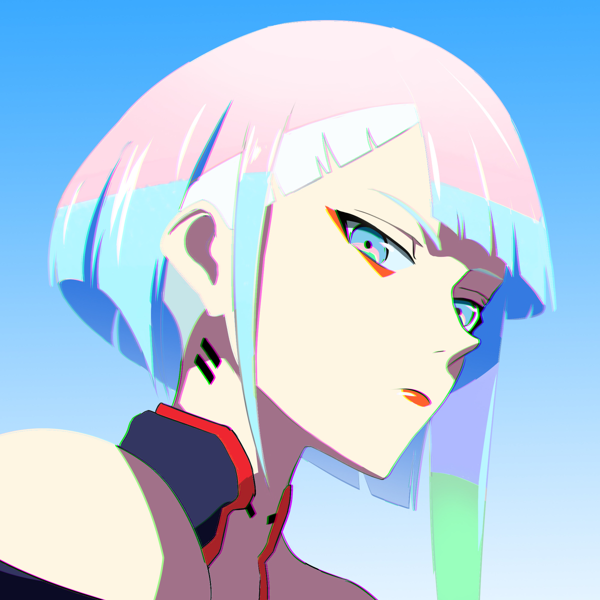 This is a pixiv picture whose title is Lucy.