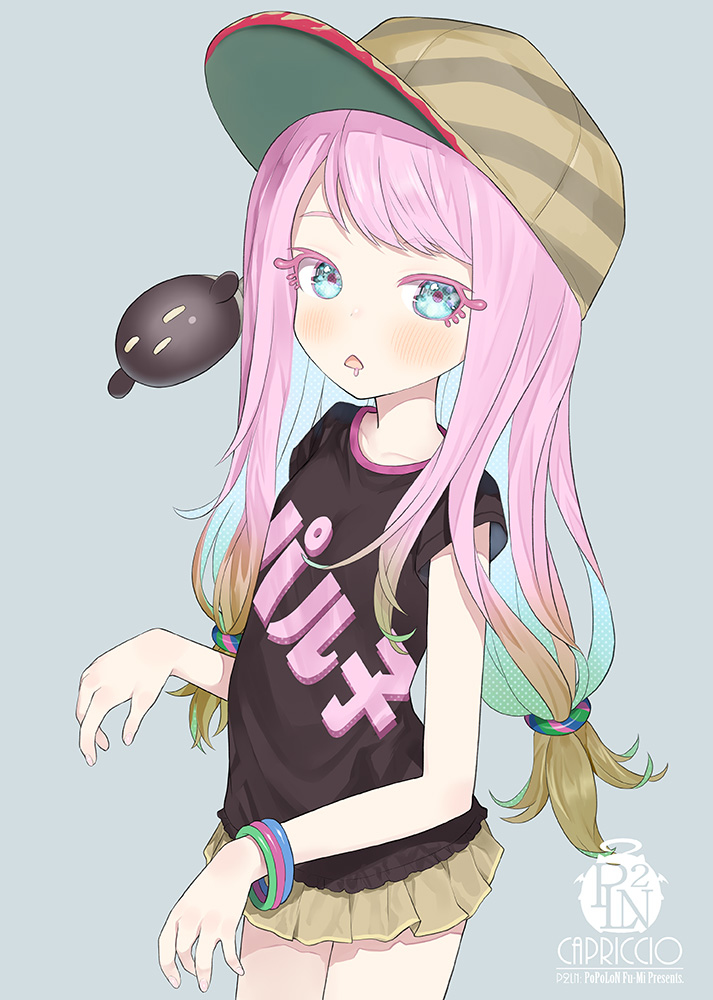 This is a pixiv picture whose title is パル子（擬人化）.