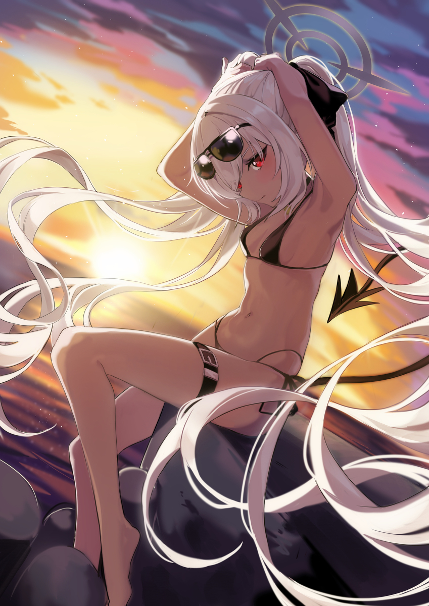 This is a pixiv picture whose title is 水着イオリ.