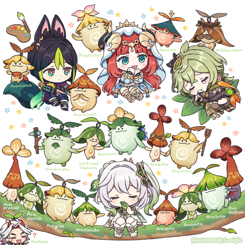 This is a pixiv picture whose title is Aranara 2.