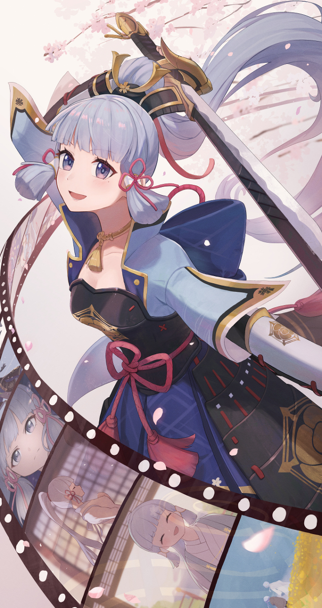 This is a pixiv picture whose title is 神里綾華誕生日おめでとう2022.