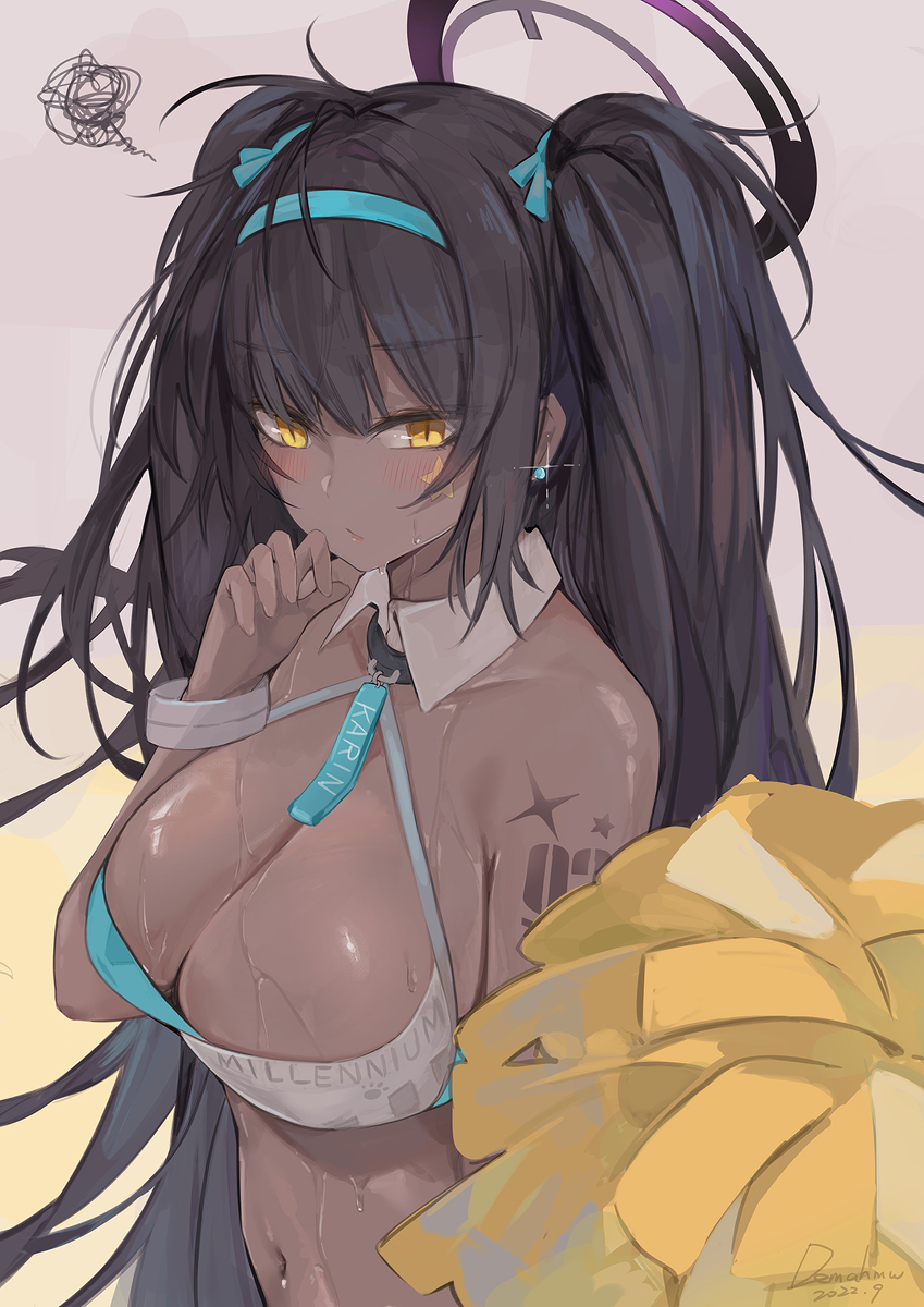 This is a pixiv picture whose title is 角楯カリン.